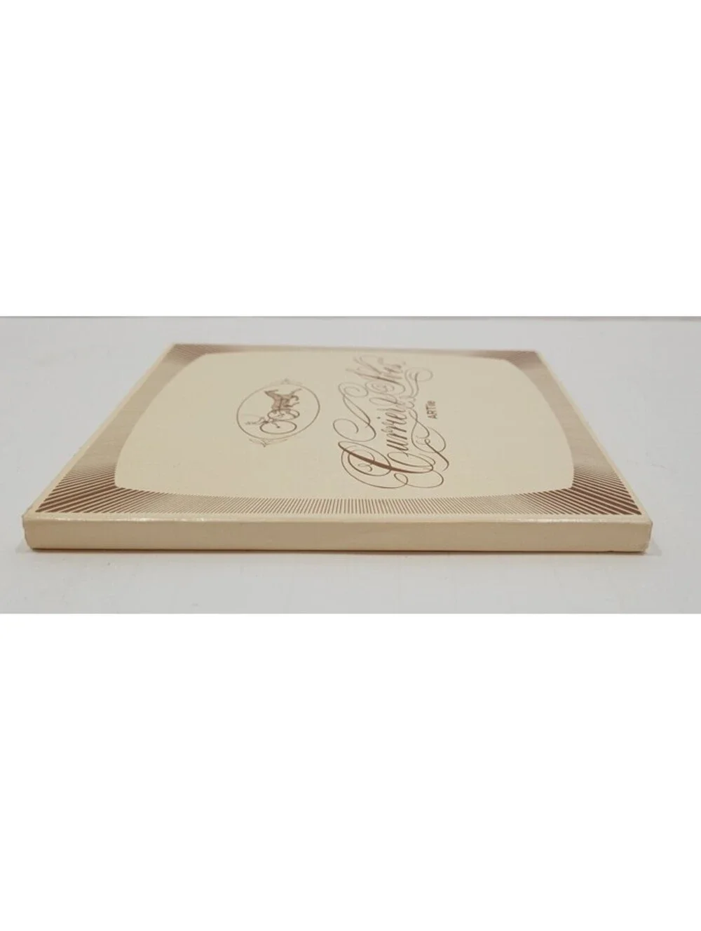 Vintage Currier and Ives American Winter Scene Ceramic Tile Trivet - 6x6